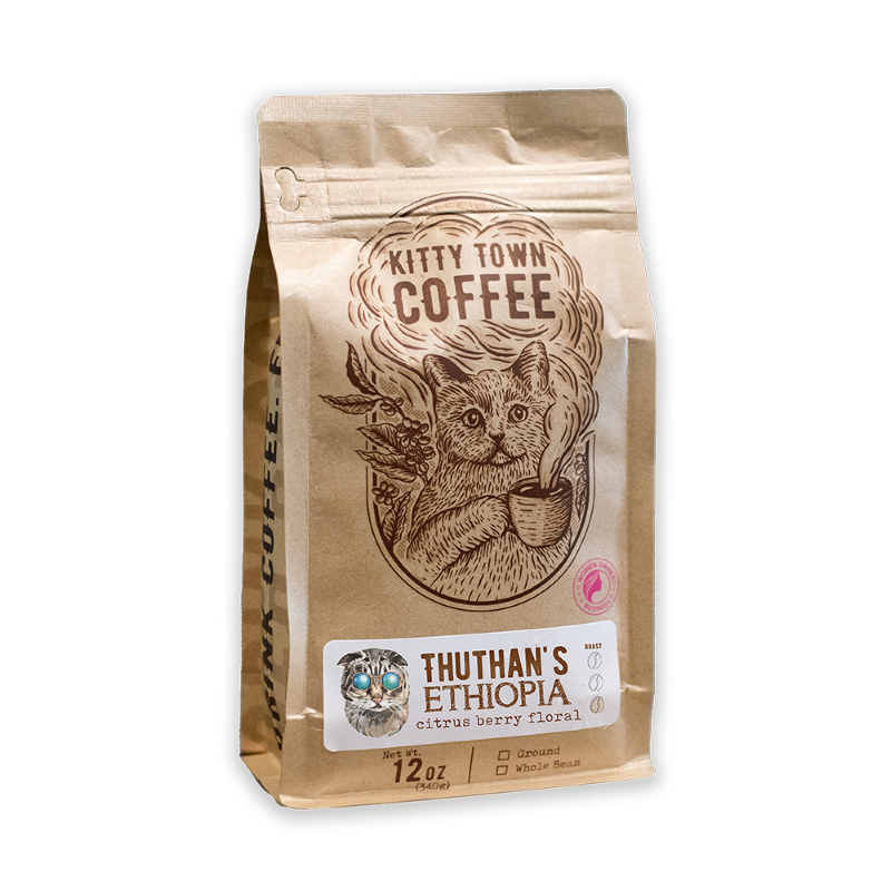 Thuthan's Ethiopia Sidamo: Light Roast Natural Process